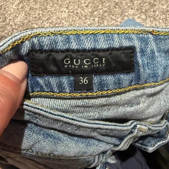 Gucci Women's Light Blue Skinny Jeans